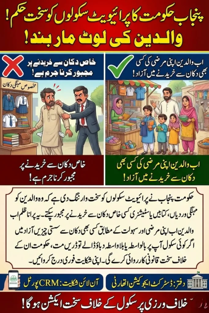 Punjab Private Schools Textbook Uniform Policy: Government Issues Strict Warning